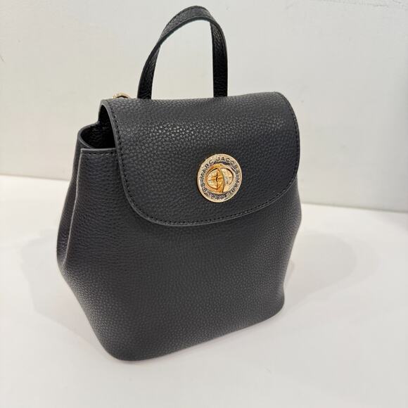 Best price‼️Marc Jacobs Turnlock Medium Backpack 4S5HBP001H01 Black $395 main image 5